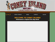 Tablet Screenshot of coneyislandkalamazoo.com